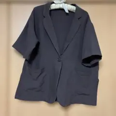 お値下げ　♡美品♡半袖ジャケット　ブラウン　Lサイズのサムネイル