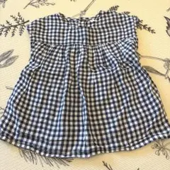 無印良品　80cm-90cm 麻　チュニック