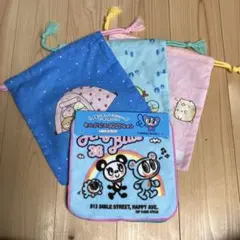 ループタオル コップ袋 ハンカチ タオルハンカチ ハンドタオル ミニタオル