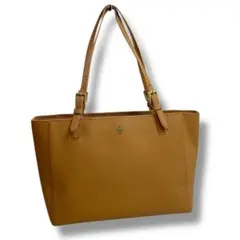 【レア】トリーバーチ　トートバッグ　A4収納可　レザー　ブラウン