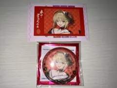 FGO TSUTAYA IP書店 京まふ ポートレイト　和紙風缶バッジ ネロ