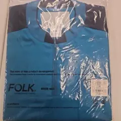 新品未使用 FOLK ジップアップスクラブ 7037SC ターコイズ Mサイズのサムネイル