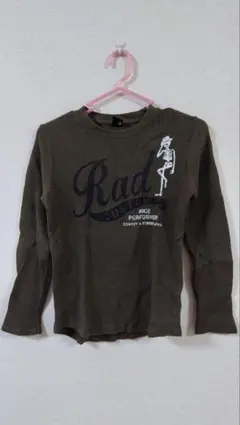 美品☆RAD CUSTOM ワッフル生地？☆140cm カーキ