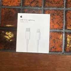 新品未開封　純正Apple USB-C to Lightning ケーブル 1m