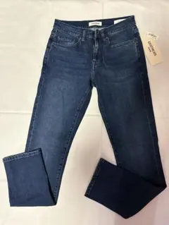 ストレートジーンズ デニム スリムフィット ストレッチ W28/L32