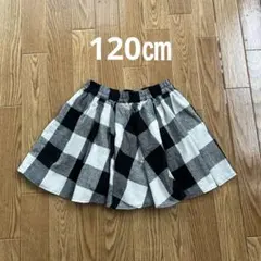 120cm チェック柄 スカートキュロットのサムネイル
