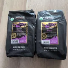 Kirkland Organic Peru 有機コーヒー豆2セット　未開封