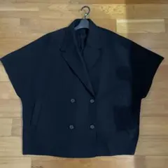 ポンチョ・ケープコート　黒L