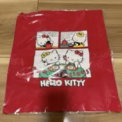 ハローキティ 50周年Happyくじ 一番くじ　C賞 トートバック 赤
