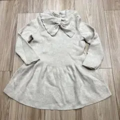 H&M エイチアンドエム リボン ニットワンピース 80cm