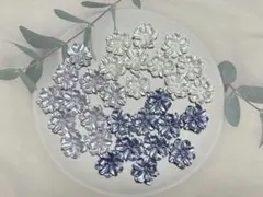 【まとめ売り】フラワー　カボション　3種類セット　デコパーツ　デコレーション