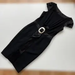 ESCADA Black Silk Wool Dress Size 34のサムネイル