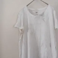 早い者勝ち✨️【L】GAP ホワイト Tシャツ 無地 シンプル 白T カジュアル