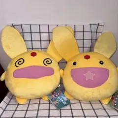 昔懐かし、ぷよぷよ カーバンクル ぬいぐるみ 2体セット - メルカリ