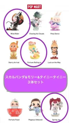 【POP MART正規品】　The Golden Gallop シリーズ　3体