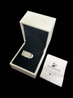 Swarovski バタフライモチーフ クリスタルリング - メルカリ