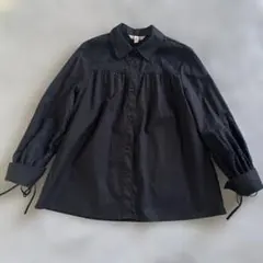 ★未使用　H&M刺繍入り長袖シャツ XS★