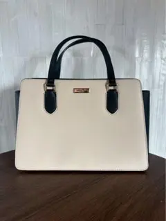 【211】kate spade NEW YORK ハンドバッグ バイカラー