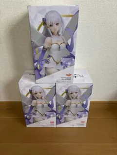 Re:ゼロ エミリア フィギュア 3体セット