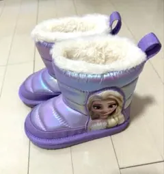 おまけ付き　H&M アナ雪　エルサ　ディズニー　ブーツ　紫