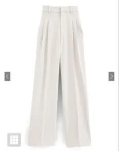 GRL タックセンタープレスストレートワイドパンツ［ai36］ オフホワイト
