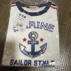 Mikihouse マリン セーラーTシャツ 90