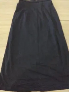 ウォッシャブルリネン ロングタイトスカート