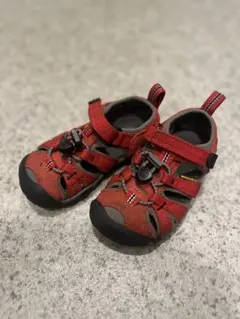 KEEN ベビーサンダルニューポートエイチツー レッド　15cm