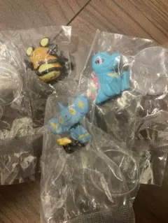 ポケモン しっぽみてみて！ フィギュア ワニノコ　デデンネ　コリンク