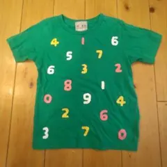 SOU・SOU わらべぎ 数字柄 Tシャツ グリーン 子供服 キッズ ベビーのサムネイル