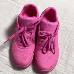 SKECHERS ピンク スニーカー 8.5
