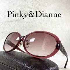 極美品　Pinky＆Dianne　サングラス　PD001　レッドレンズ・フレームのサムネイル