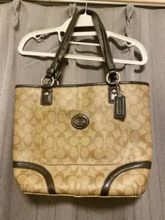 COACH トートバッグ ベージュ/ブラウン
