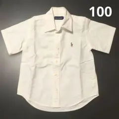 Ralph Lauren 子供用　半袖シャツ 100cm ホワイト