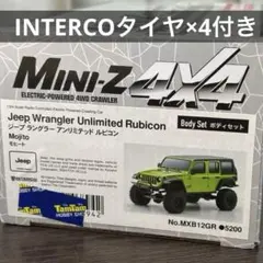 ミニッツ4×4 ジープ ラングラー ルビコン ボディ&タイヤ セットのサムネイル