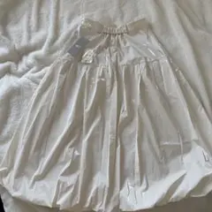 Ray BEAMS グロッシー バルーン スカート　0ザイズ