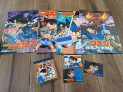 名探偵コナン ポスター・カード・シールセット　映画パンフレット　平成　当時物