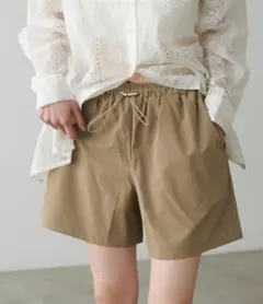 LARUTA(ラルータ)☆ウエストストリングショートパンツ