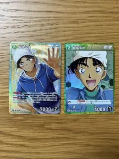 名探偵コナンカード 魅惑のマジック 服部平次&江戸川コナン SRCP 1枚
