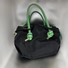 VIOLAd'ORO 2way ショルダーバッグ ブラック グリーンのサムネイル