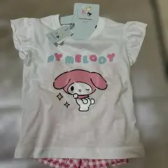 新品Sanrio My Melody Tシャツ ショートパンツ セット 95のサムネイル