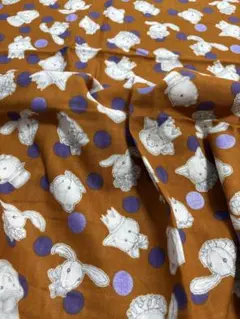 Joli Fleur la Toile Dottie Bear Wガーゼハギレ