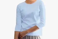 [ドゥクラッセ] クルーネック／7分袖 Tシャツ