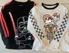 Gap ロングTシャツ2枚組　110cm