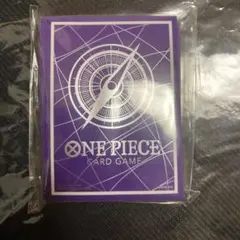 ワンピースカードゲーム　リミテッドカードスリーブ　スタンダードパープルシルバー