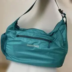 mont-bellポケッタブルライトショルダーM　ターコイズ