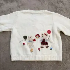 美品　ファミリア　カーディガン　90cm