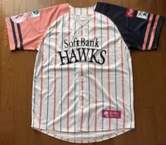 ☆未使用☆ ソフトバンクホークス ピンクフルデー ユニフォーム　Lのサムネイル