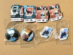呪術廻戦 くら寿司コラボ ビッくらポン 缶バッジ アクリルステッカー