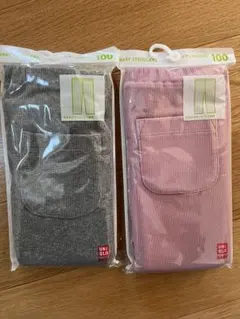 UNIQLO 100cm リブレギンス
